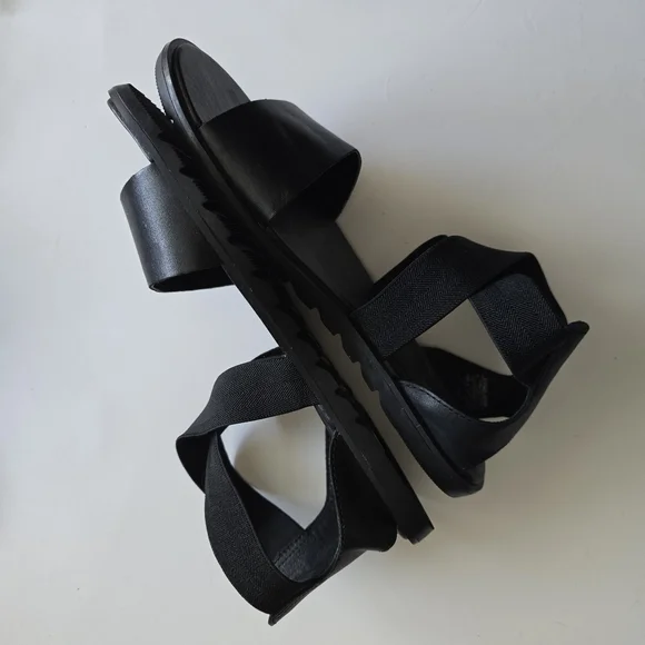 Sorel Ella II Sandals Black Size 8 - Picture 4 of 14